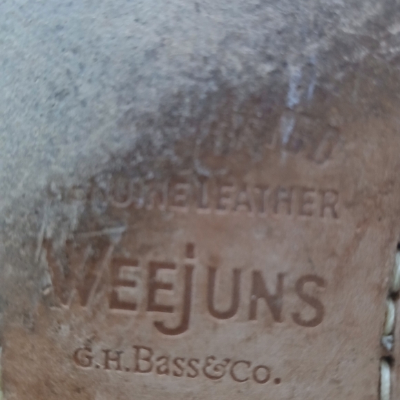 Vintage G.H. Bass & Co. Men\'s Weejuns Brown Leather Penny Loafers - Size 10D FL main image 7